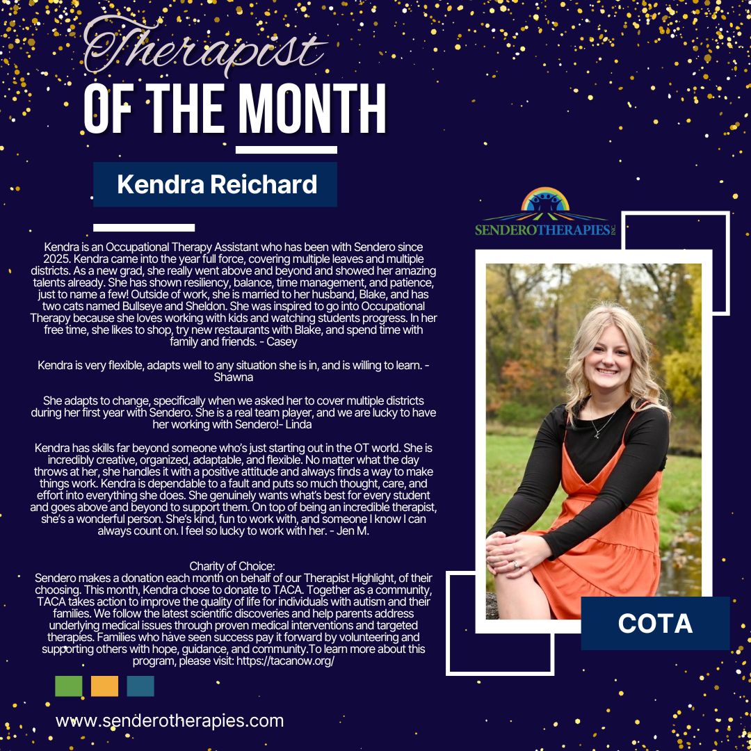 Sendero Monthly highlight Kendra Aug2026